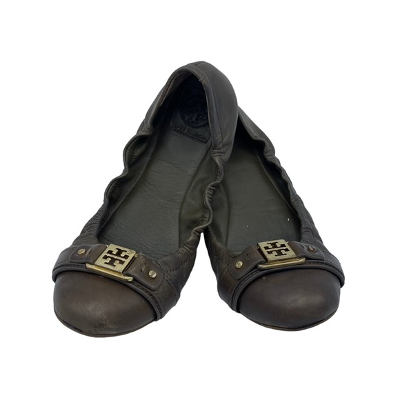 Tory Burch Ambrose Scrunch Slip On Ballet Flats - Picture 1 of 4